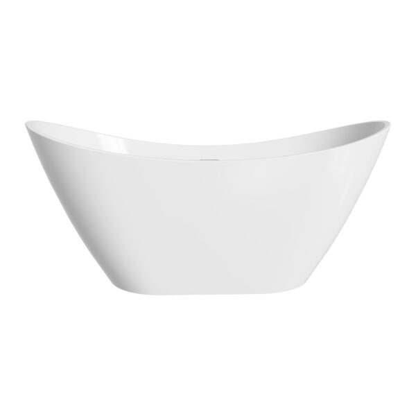 Paola Freestanding Acrylic Bath with Overflow, 1500mm