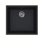 Pearl Black Undermount Single Bowl Granite Sinbk (Square) - 610x465x220mm | CT-904