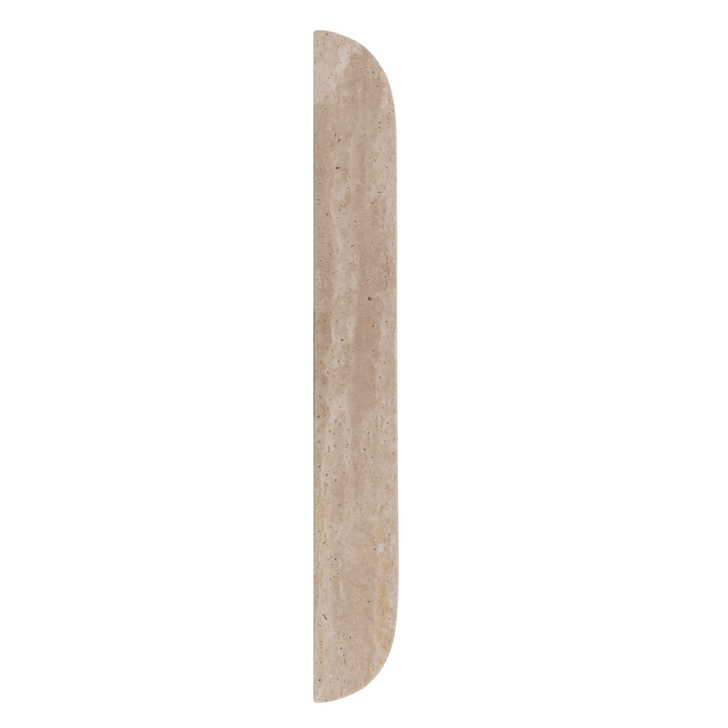 Pedra Curve Cabinetry Pull 320mm - Beige Travertine