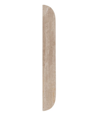 Pedra Curve Cabinetry Pull 320mm - Beige Travertine