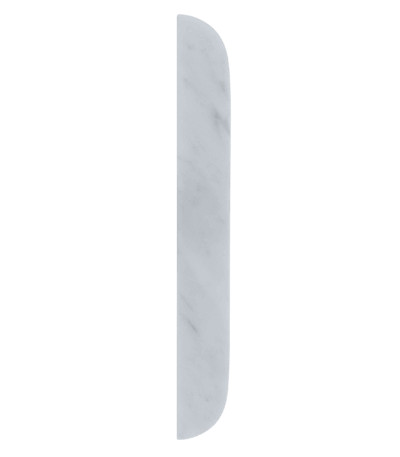 Pedra Curve Cabinetry Pull 320mm - Carrara Marble