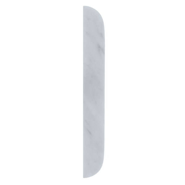 Pedra Curve Cabinetry Pull 320mm - Carrara Marble