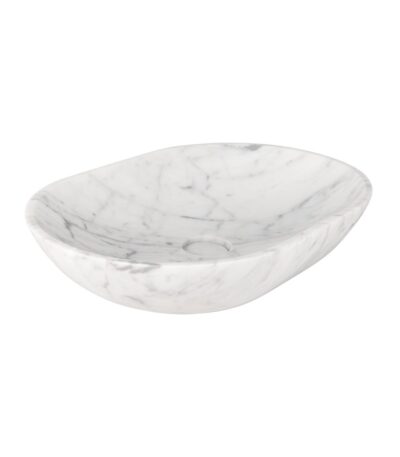 Pedra Oval Basin Sink - Carrara Marble