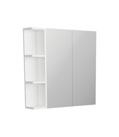 Pencil Edge 600 Mirror Cabinet, 1 Side Shelf