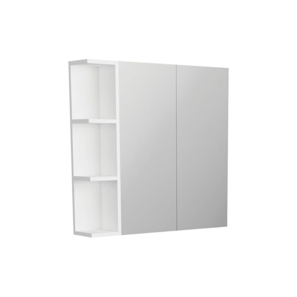Pencil Edge 600 Mirror Cabinet, 1 Side Shelf