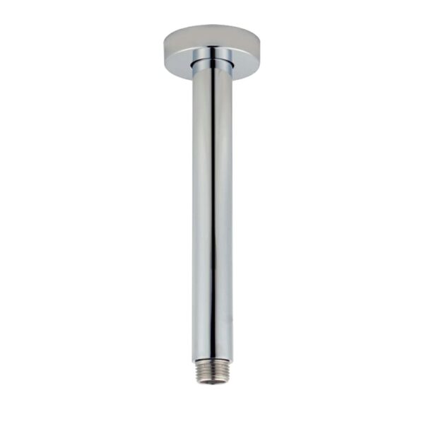 Pentro Brushed Nickel Round Ceiling Shower arm 200mm