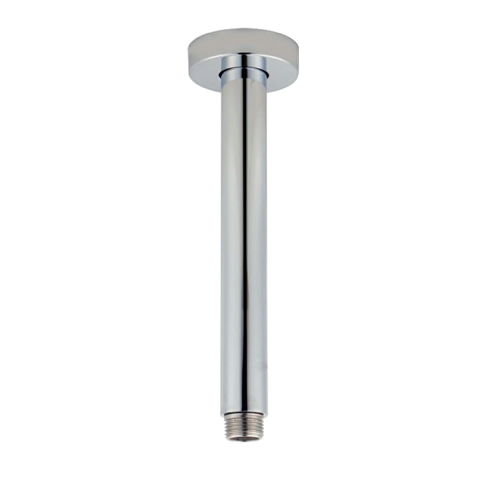 Pentro Brushed Nickel Round Ceiling Shower arm 200mm