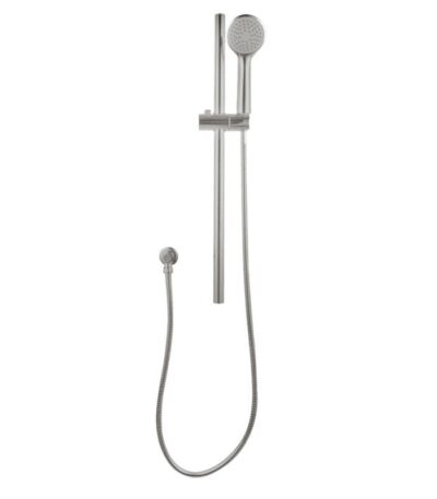 Pentro Brushed Nickel Round Handheld Shower Rail Set