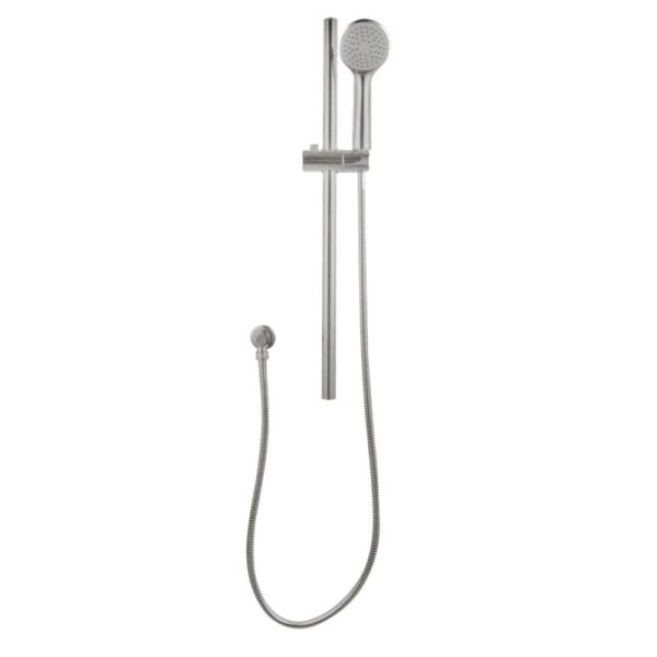 Pentro Brushed Nickel Round Handheld Shower Rail Set