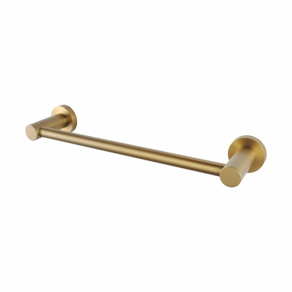 Pentro Brushed Yellow Gold Single Bar Towel Bar