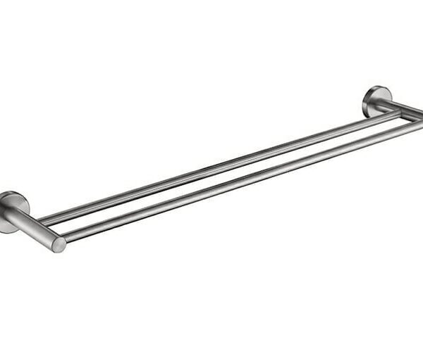 Pentro Gun Metal Grey Double Towel Rail 790mm