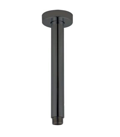 Pentro Gun Metal Grey Round Ceiling Shower arm 200mm