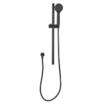 Pentro Gun Metal Grey Round Handheld Shower Rail Set