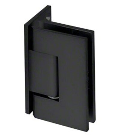 Perth Wall to Glass Offset Shower Screen Hinge Matte Black