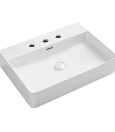 Petra 600 Above Counter Basin, 3 Tap Holes