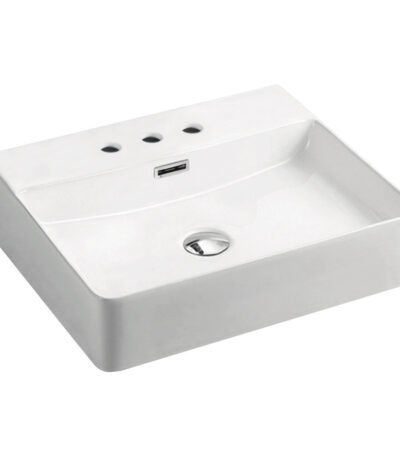 Petra Above Counter Basin, 3 Tap Holes