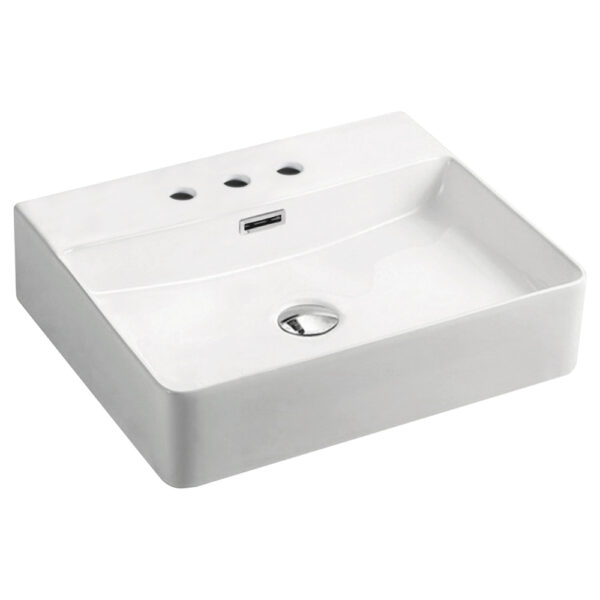 Petra Above Counter Basin, 3 Tap Holes