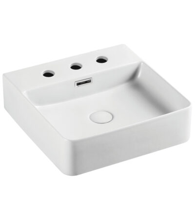 Petra Mini Above Counter Basin, 3 Tap Holes