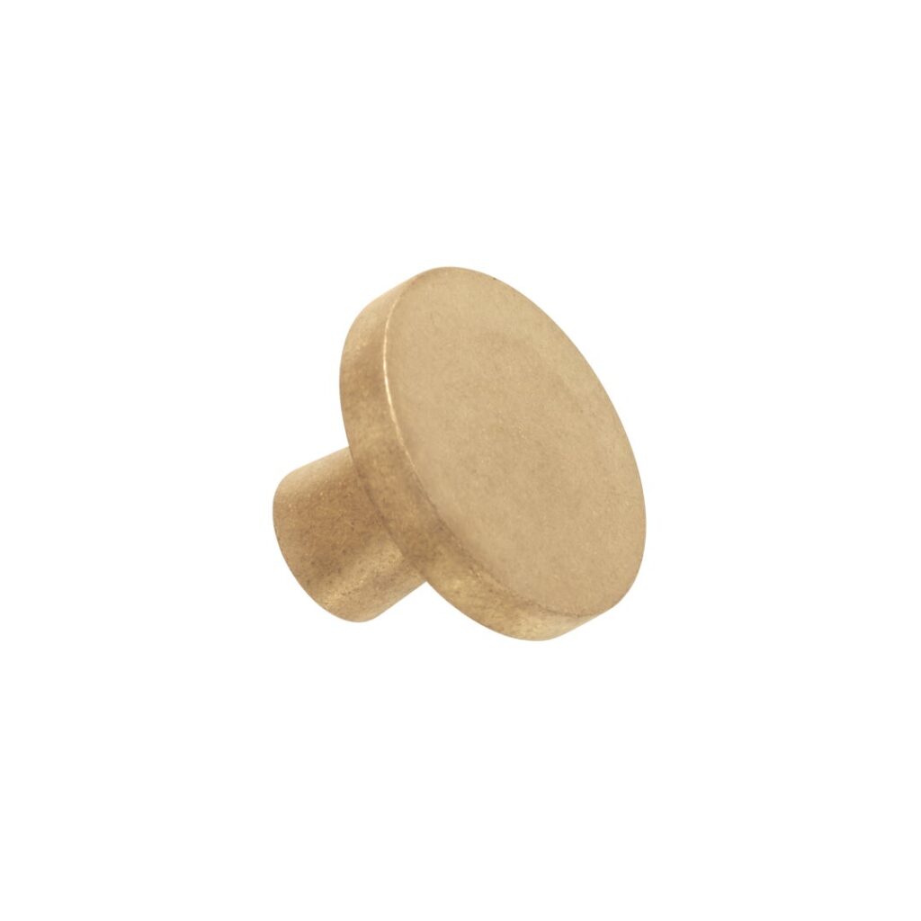 Pika Cabinetry Knob - Tumbled Aged Brass