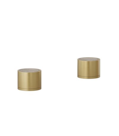 Pixi Tile Insert Assembly Bench-Mounted Taps - Brushed Brass