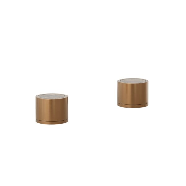 Pixi Tile Insert Assembly Bench-Mounted Taps - Brushed Copper