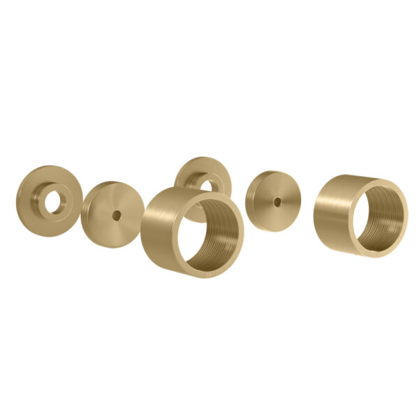 Pixi Tile Insert Assembly Handle Kit - Brushed Brass