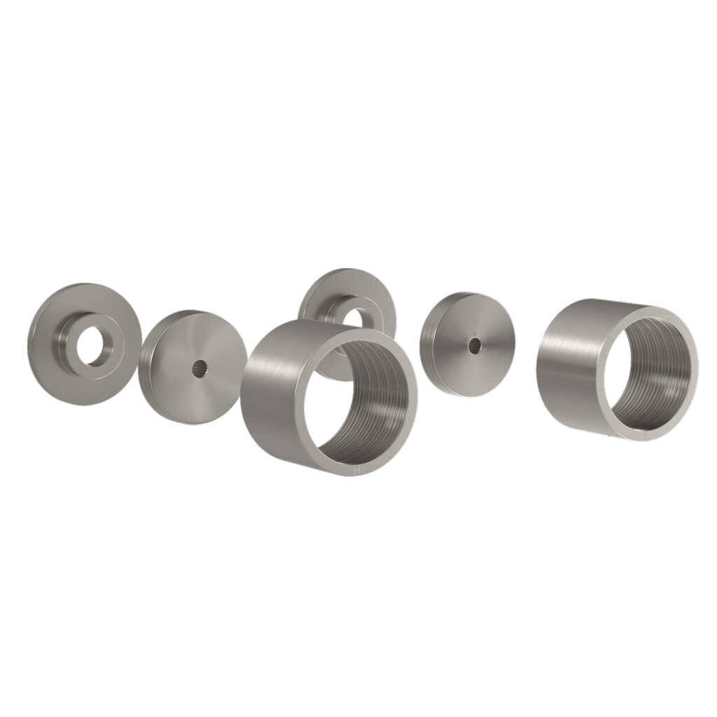 Pixi Tile Insert Assembly Handle Kit - Brushed Nickel
