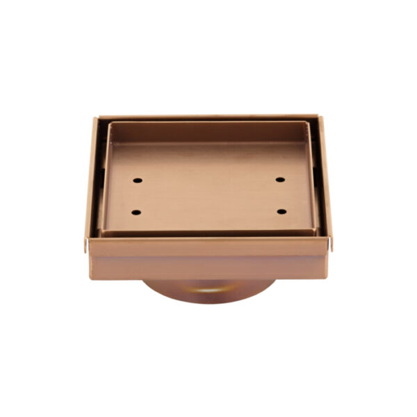Pixi Tile Insert Floor Waste 125mm - Brushed Copper