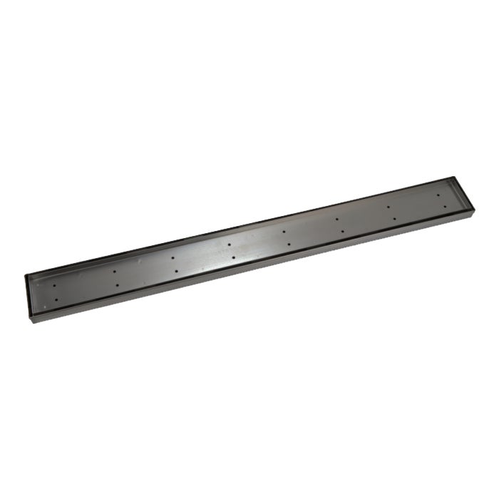 Pixi Tile Insert Shower Channel Waste 900mm - Brushed Gunmetal