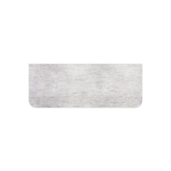 Polar Sacco Silica Free Stone Top, Curved Full Depth, 1200mm