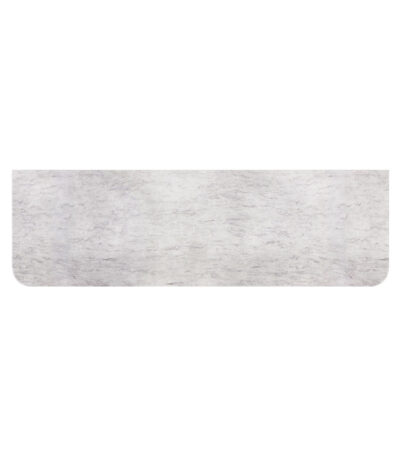 Polar Sacco Silica Free Stone Top, Curved Full Depth, 1500mm