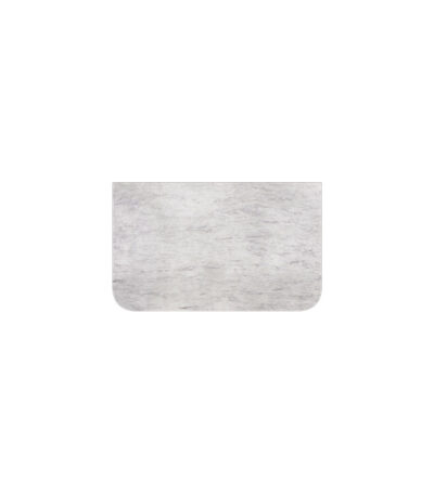 Polar Sacco Silica Free Stone Top, Curved Full Depth, 750mm
