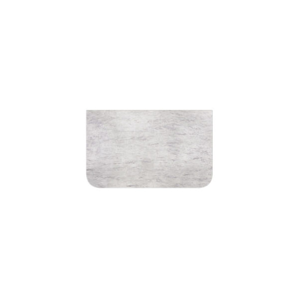 Polar Sacco Silica Free Stone Top, Curved Full Depth, 750mm