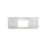 Polar Sacco Silica Free Stone Top, Curved Full Depth with Single Undermount Basin Hole, 1200mm