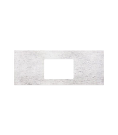 Polar Sacco Silica Free Stone Top, Rectangular Full Depth with Single Undermount Basin Hole, 1200mm