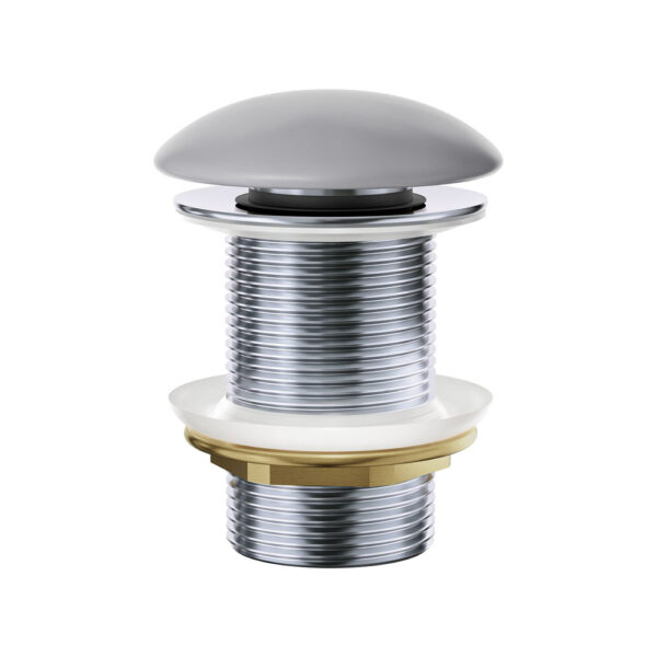 Pop-Up 32mm Non-Overflow Basin Waste, Matte Light Grey Ceramic Cap