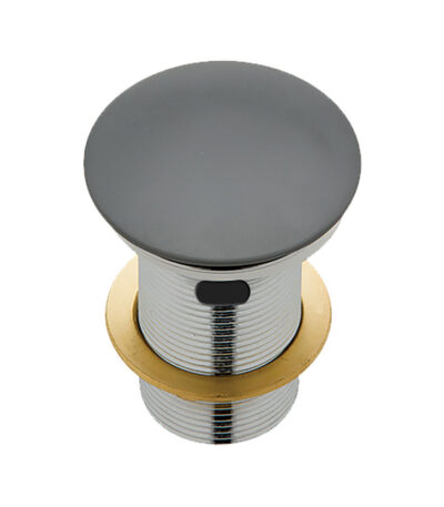 Pop-Up 32mm Overflow Basin Waste, Matte Grey Solid Surface Cap