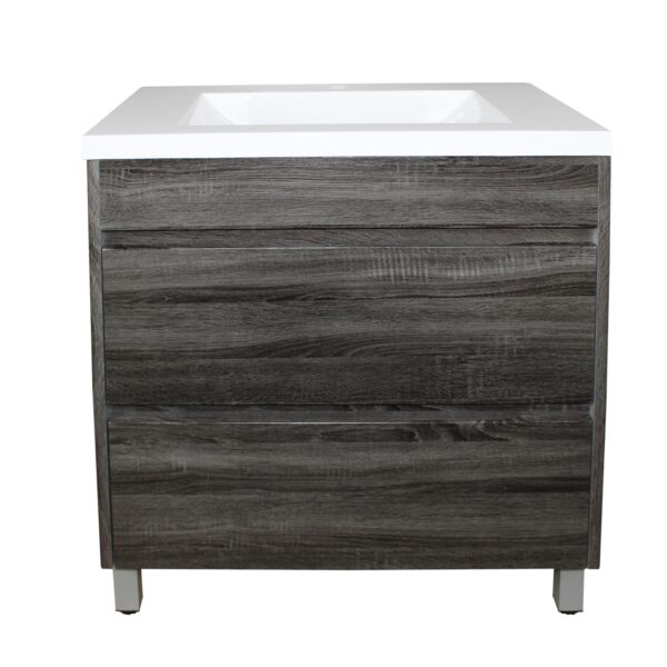 POSEIDON DG6046LG QUBIST MDF FLOOR STANDING VANITY 590*830*460 DARK GREY - Urban Designs Bathroom and Kitchen