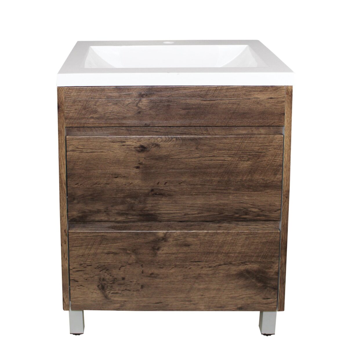 POSEIDON DO6046LG QUBIST MDF FLOOR STANDING VANITY 590*830*460 DARK OAK - Urban Designs Bathroom and Kitchen