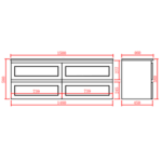 POSEIDON FMB1521WH FREMANTLE WALL HUNG VANITY 1500 MATTE BLACK - Urban Designs Bathroom and Kitchen