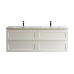POSEIDON FMW1521WH FREMANTLE WALL HUNG VANITY MATTE WHITE - Urban Designs Bathroom and Kitchen