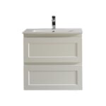 POSEIDON FMW600WH FREMANTLE WALL HUNG VANITY MATTE WHITE - Urban Designs Bathroom and Kitchen
