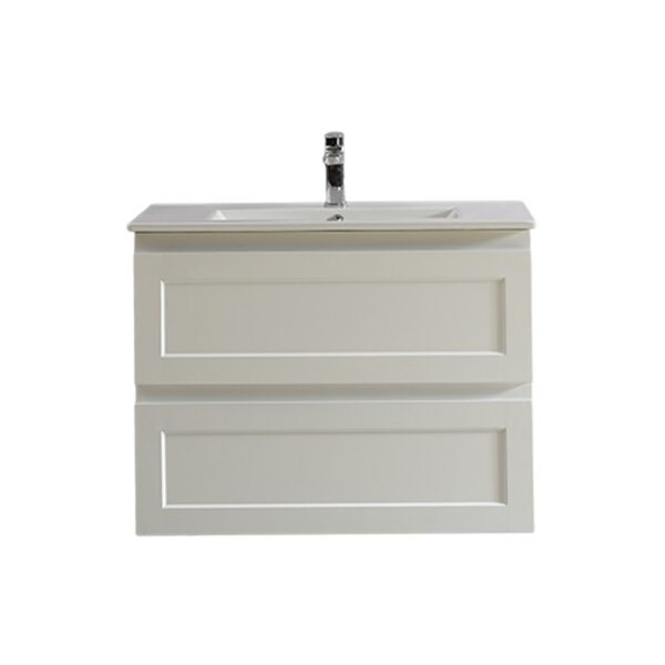 POSEIDON FMW750WH FREMANTLE WALL HUNG VANITY MATTE WHITE - Urban Designs Bathroom and Kitchen