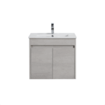 POSEIDON NC64WH NOVA WALL HUNG VANITY CONCRETE GREY - Urban Designs Bathroom and Kitchen