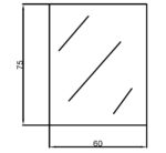 POSEIDON PM6075 PENCIL EDGE MIRROR 600*750MM - Urban Designs Bathroom and Kitchen