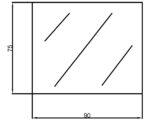 POSEIDON PM9075 PENCIL EDGE MIRROR 900*750MM - Urban Designs Bathroom and Kitchen