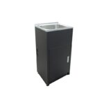 POSEIDON SLT455-B 36 LITRES STAINLESS LAUNDRY TUB 455*555*925MM MATTE BLACK - Urban Designs Bathroom and Kitchen