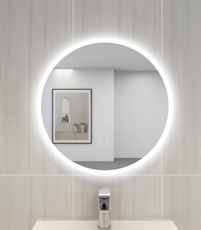 POSEIDON UL700BM-AC ROUND LED MIRROR 700*700MM - Urban Designs Bathroom and Kitchen
