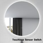 POSEIDON UL750BM ROUND LED MIRROR 750*750MM - Urban Designs Bathroom and Kitchen