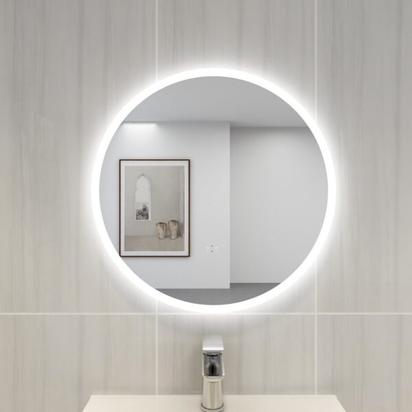 POSEIDON UL800BM-AC ROUND LED MIRROR 800*800MM - Urban Designs Bathroom and Kitchen